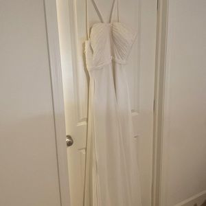 Kennedy Blue White Bridesmaid Dress